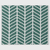 Green Herringbone Seamless-Muster Geschenkpapier (Flach)