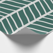 Green Herringbone Seamless-Muster Geschenkpapier (Ecke)