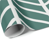 Green Herringbone Seamless-Muster Geschenkpapier (Rolleneckpunkt)