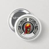 Green Hexe Button (Vorne & Hinten)