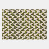 Green Hexe Hütte Core Geschenkpapier Set (Vorderseite)