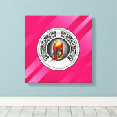 Green Hexe Leinwanddruck (Insitu (Holzboden))