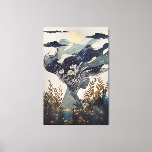 Green Hexe Leinwanddruck (Vorderseite)