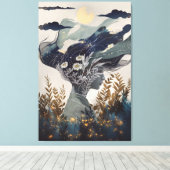 Green Hexe Leinwanddruck (Insitu (Holzboden))