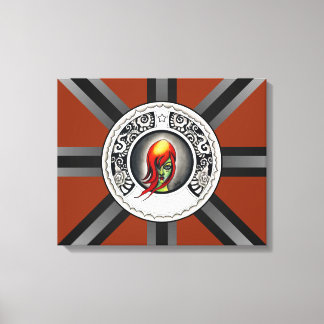 Green Hexe Leinwanddruck