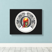 Green Hexe Leinwanddruck (Insitu (Holzboden))