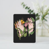 Green Hexe Magick Einladung (Stehend Vorderseite)