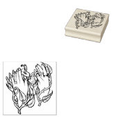 Green Hexe Magick Gummistempel (Stempel)