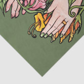 Green Hexe Magick Seidenpapier (Ausschnitt)