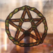 Green Hexe Pagan Pentagramm Nature Wicca Fensteraufkleber (Blatt 2)