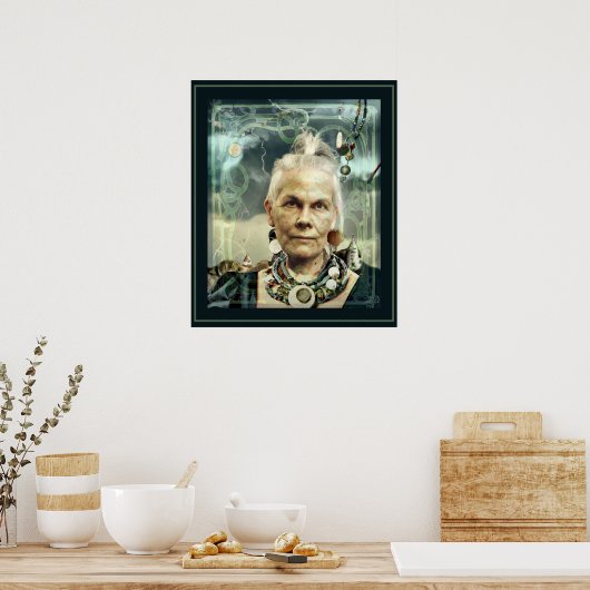 Green Hexe Poster (Küche)