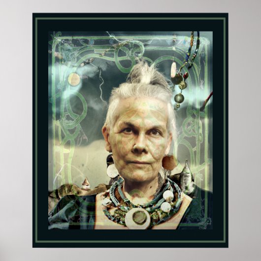 Green Hexe Poster (Vorne)