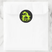 Green Hexe Sticker (Tasche)