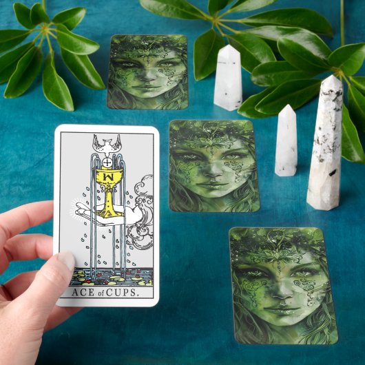 Green-Hexe-Tarot-Karten Spielkarten (InSitu)