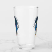 Green Hexe und Geistertrick oder Treat Halloween Glas (Links)