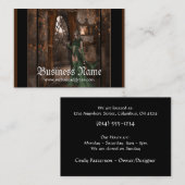 Green Hexe von der Window Fantasy Business Cards Visitenkarte (Vorne/Hinten)