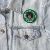 Green High School Reunion Yearbook Photo Button (Beispiel)