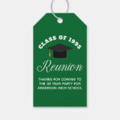 Green High School Wiedersehen Personalisiert Party Geschenkanhänger (Vorderseite)