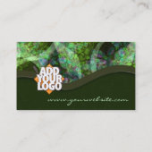 Green Hills Business Card Visitenkarte (Rückseite)