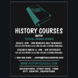Green History Book, History Course Advertising Flyer<br><div class="desc">Green History Book,  History Course Werbung Flyer durch den Business Card Store.</div>