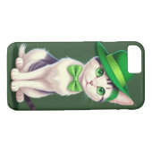 Green Holiday Cat Case-Mate iPhone Hülle (Rückseite (Horizontal))