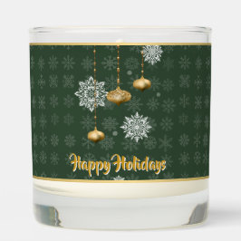 Green Holidays Scented Jar Candle