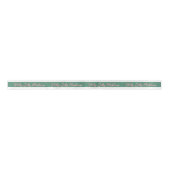Green Holly Jolly Christmas Editable Satinband (Vorderseite)