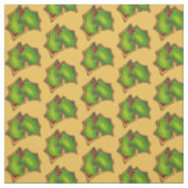 Green Holly Leaf Blätter Sugar Cookie Weihnachten Stoff (Muster)