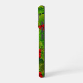 Green Holly with Red Berries Phone Case iPhone 16 Hülle (Linke Seite)