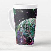 Green Hope Butterfly Latte Tasse (Linke Ecke)