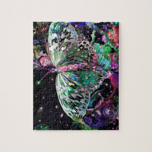 Green Hope Butterfly Puzzle (Vertikal)