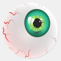 Green Horror Eye Ball