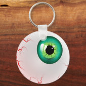 Green Horror Eye Ball Schlüsselanhänger (Vorderseite)