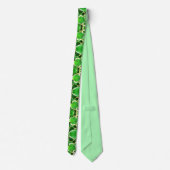 Green Hosta Blätter fashion Neck Tie Krawatte (Rückseite)