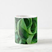 Green hosta-Blätter Kaffeetasse (Mittel)
