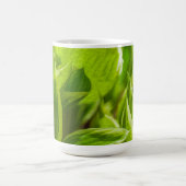 Green Hosta-Blätter Kaffeetasse (Mittel)