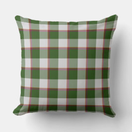 Green House and Mischka Gray Plaid Kissen