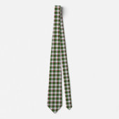 Green House and Mischka Gray Plaid Neck Tie Krawatte (Vorderseite)