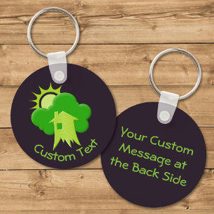 Green House Schlüsselanhänger