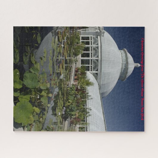 Green House The Bronx New York. Weihnachtsgrüßen Puzzle (Horizontal)