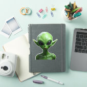 Green humanoid aufkleber (iPad Hülle)