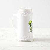 Green humanoid bierglas (Vorderseite Links)