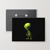 Green humanoid button (Vorderseite/Rückseite)