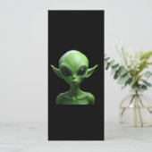 Green humanoid einladung (Stehend Vorderseite)