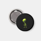 Green humanoid magnet (Vorderseite/Rückseite)