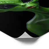 Green humanoid poster (Ecke)