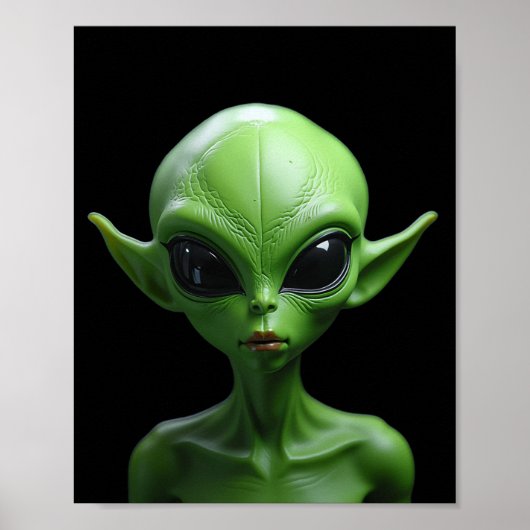 Green humanoid poster (Vorne)