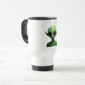 Green humanoid reisebecher (Vorderseite Links)