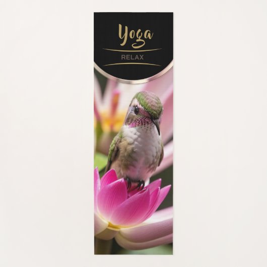 Green Hummingbird - Yoga Mat Yogamatte (Vorderseite)