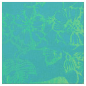 Green Hummingbirds Fabric Stoff (Nahaufnahme)
